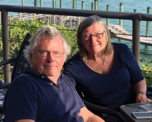 Ellen Hofmann, pictured with her husband Gerhard, enjoys an active lifestyle following carotid artery surgery and minimally invasive heart valve surgery with Venice Regional’s heart team.